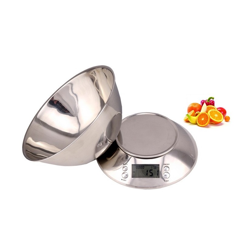 Konyhai mérlegek Acél 5 kg-ig