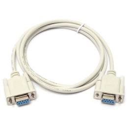 RS232 DB9F / DB9F modem null kábel