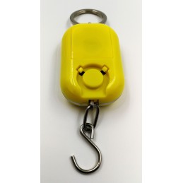 WH-A21 mini digitális függő mérleg 25 kg-ig sárga színű