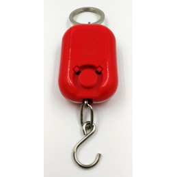 WH-A21 mini digitális függőmérleg 25 kg-ig piros színű
