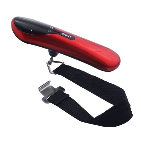 Digitális csomagmérleg DLS-50 50 kg-ig piros színű