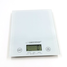 Esperanza EKS002W citrom fehér konyhai mérleg 5kg / 1g