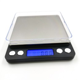 Digitális mérleg KL-i2000 500g-ig 0,01g pontossággal BLACK