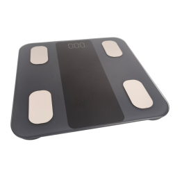 Bluetooth intelligens személymérleg FG2317WB 180 kg-ig - testelemzés, 50 g pontosság, FitDays, fekete színű