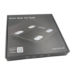 Bluetooth intelligens személymérleg FG2317WB 180 kg-ig - testelemzés, 50 g pontosság, FitDays, fekete színű