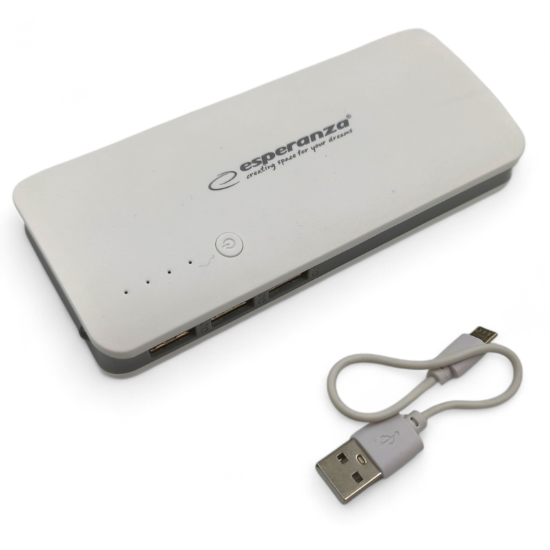 Esperanza EMP106WE Powerbank 8000 mAh - fehér-szürke - ✔️ ár, vélemények | Mikromerleg.hu