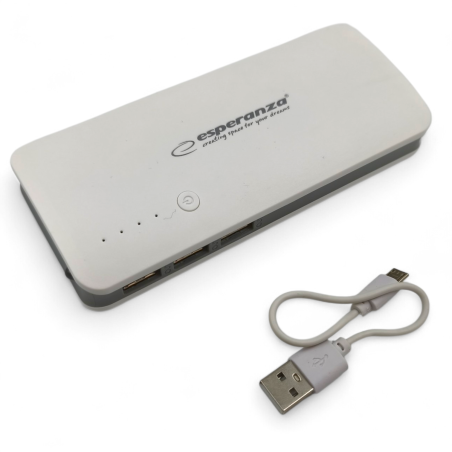 Esperanza EMP106WE Powerbank 8000 mAh - fehér-szürke - ✔️ ár, vélemények | Mikromerleg.hu